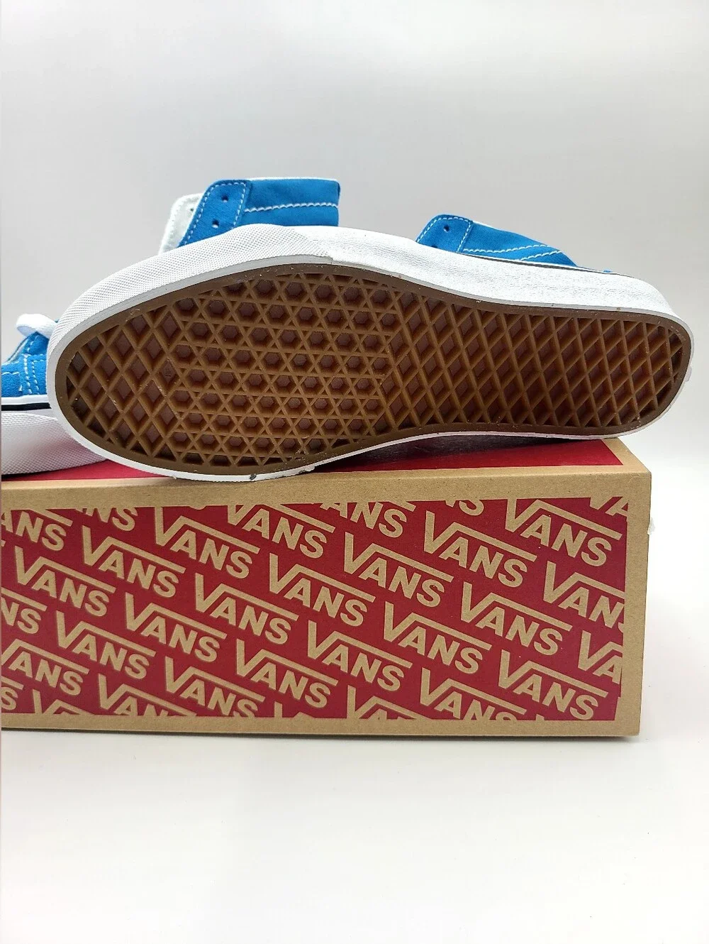 Vans Sk8 Hi Tapered Women Size 7 Color Theory Mediterranean New Mens 7.5